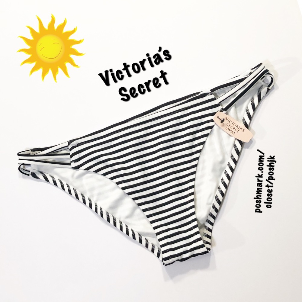 NWOT Victoria’s Secret Bikini Bottom Strappy Cheeky